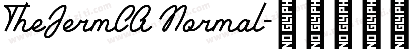 TheJermCA Normal字体转换